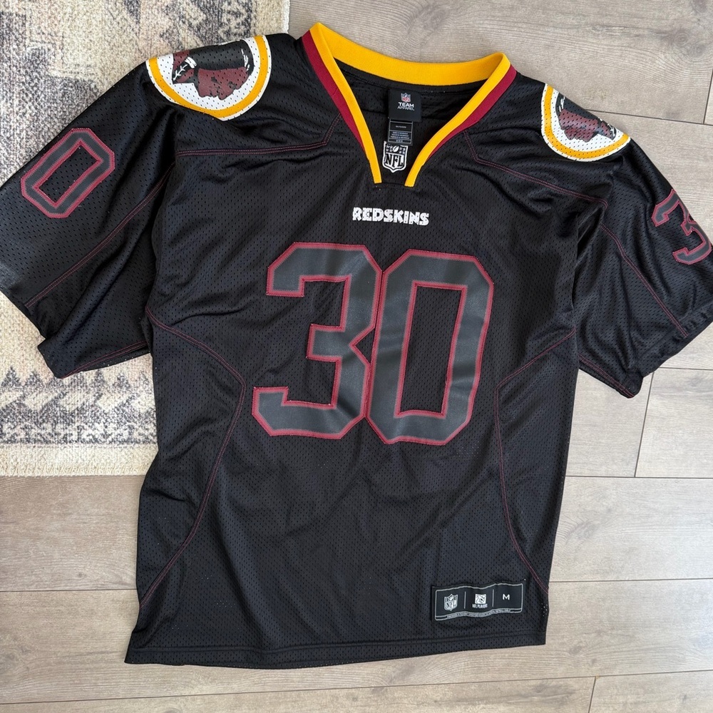 RARE Vintage Reebok NFL Washington Redskins LaRon Landry #30 Jersey Size Medium - Picture 2 of 15